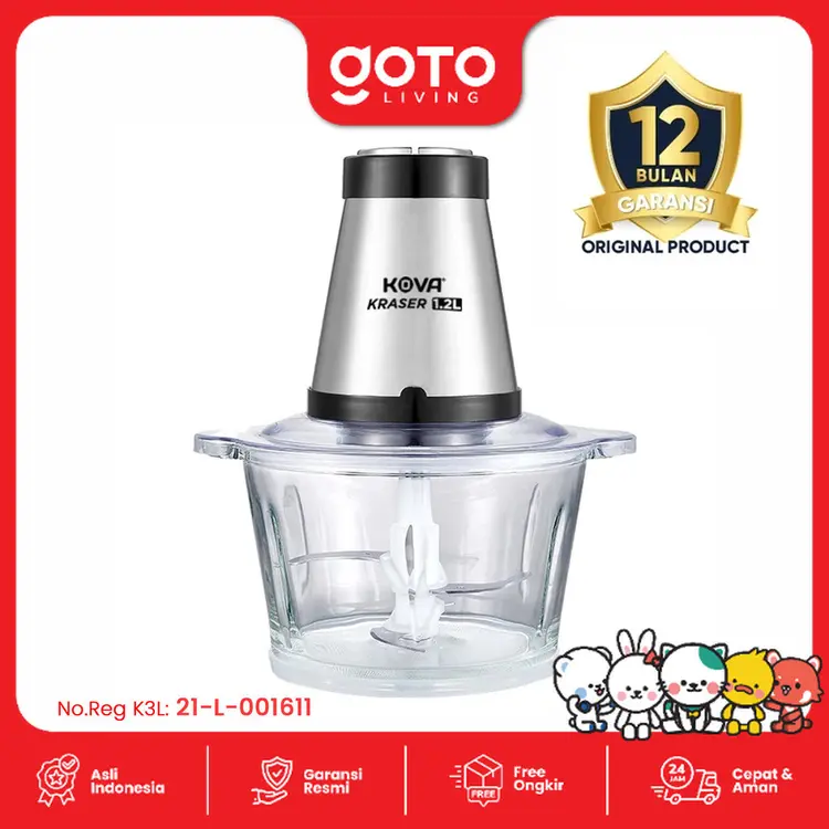 Kova Kraser Meat Grinder Blender Food Chopper Penggiling Daging Sayur