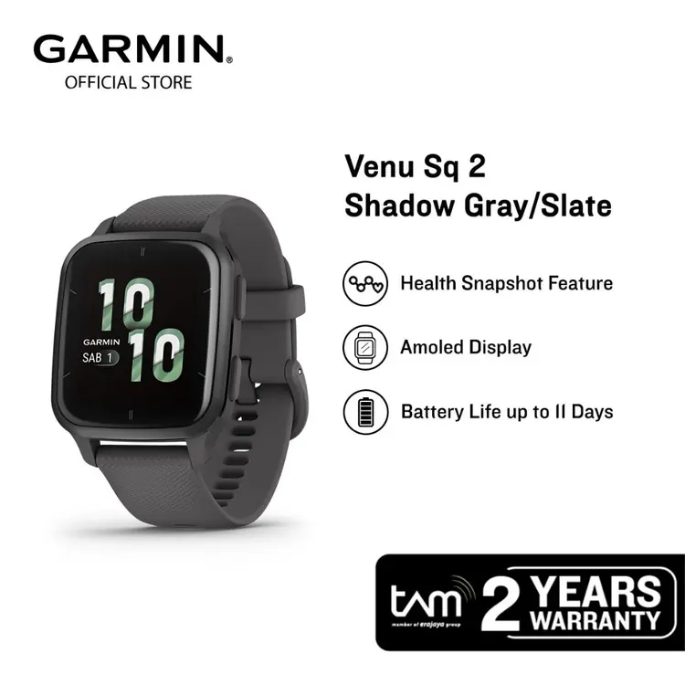 Garmin Venu Sq 2 - Shadow Gray/Slate