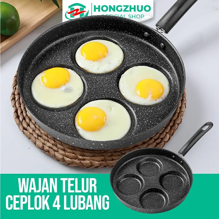 Hongzhuo Panci Penggorengan Telur Pancake/Panci Steak Grill Egg Telur Omelet Pan Breakfast / Hamburger Maker