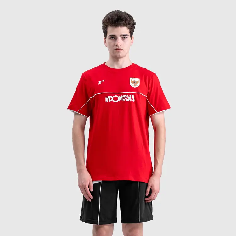 Erspo Timnas 2025 T-Shirt Short Sleeve Red