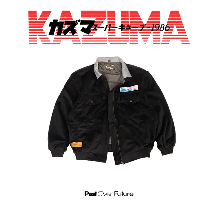 CLUB of 1986 Kazuma Oversize Vintage Bomber Retro Corduroy Jacket