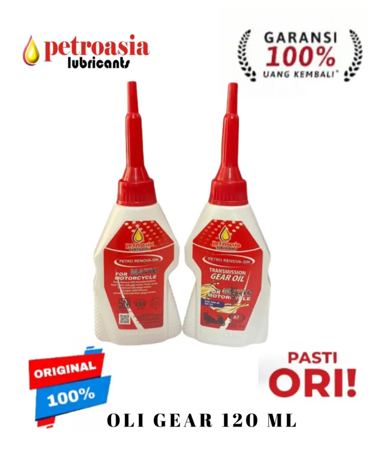 Oli Gardan 120 ml Petroasia 100% ORIGINAL Pelumas Gear Honda Beat Vario  Spacy Scoopy Genio dll