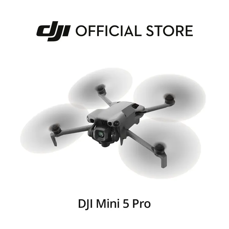 DJI Mini 5 Pro - Camera Drone | 1-Inch Large CMOS Camera | Nightscape Omnidirectional Obstacle Sensing | True Vertical Shooting