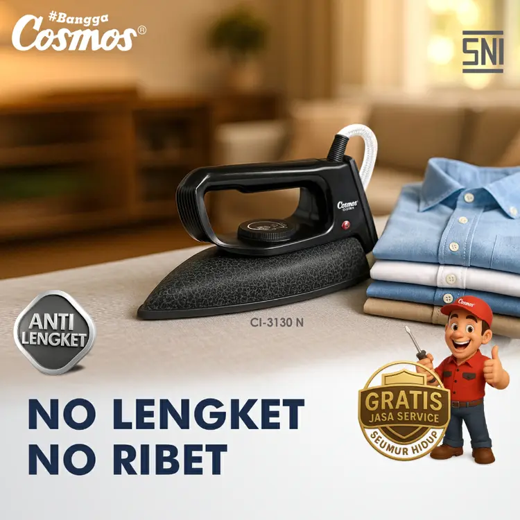 Cosmos Setrika - Anti Lengket - CI-3130 N