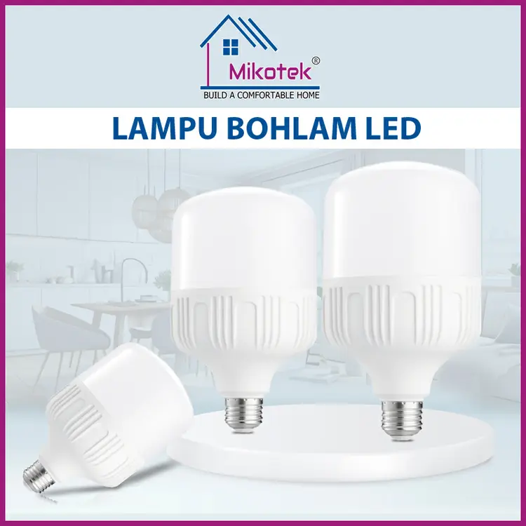 Mikotek: Bohlam LED Tabung / Lampu Bohalm LED Bulb, 30 Watt