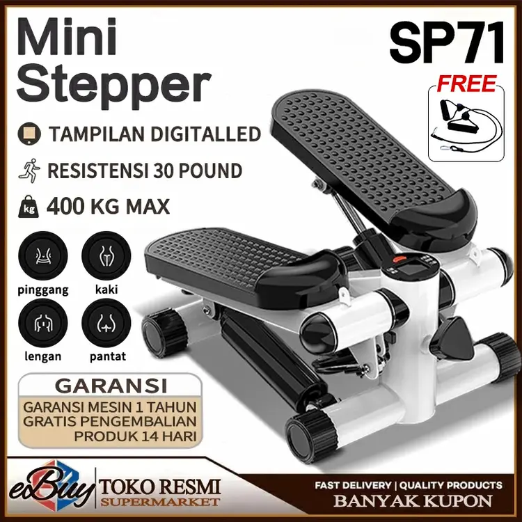 e-Buy Mini Stepper - Alat Fitness Olahraga - Air Climber Steper