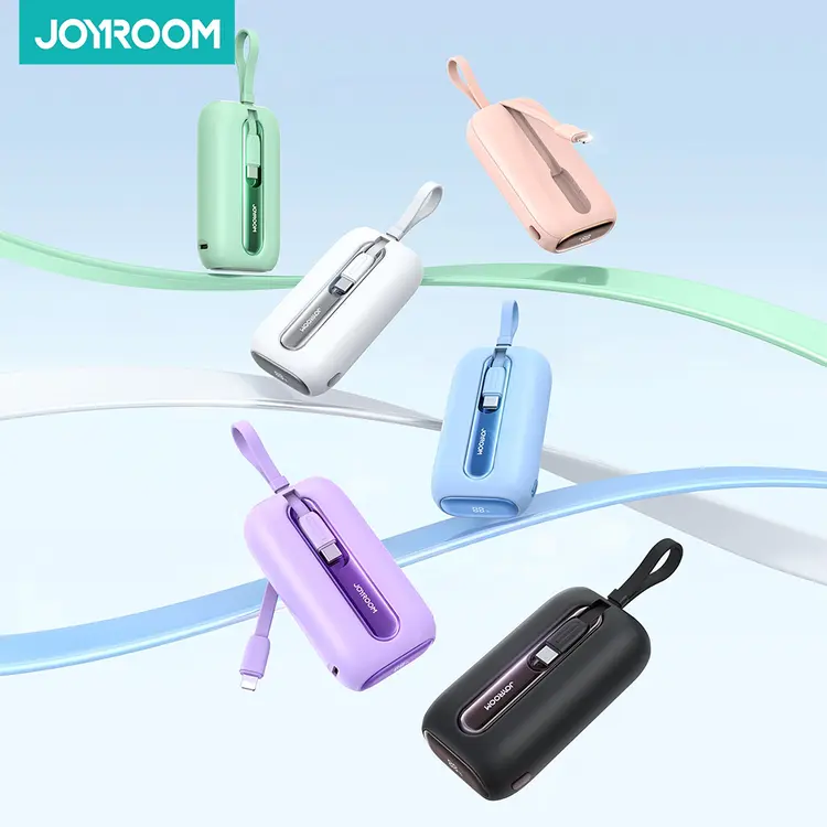 JOYROOM L012 Colorful Mini Powerbank 10000mAh 22.5W with Dual Cables