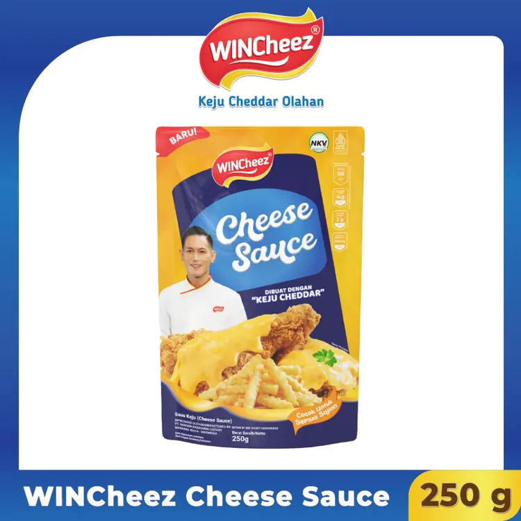 WINCheez Saus Keju / Cheese Sauce 250 Gram