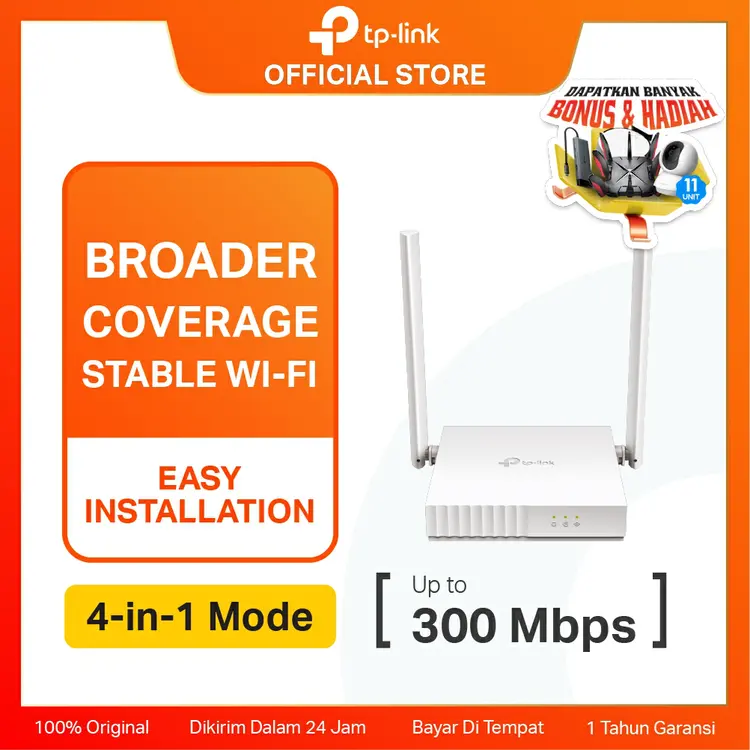 TP-Link TL-WR820N | 300Mbps WiFi N Router | 4in1 Router | Repeater Extender | Access Point | WISP |