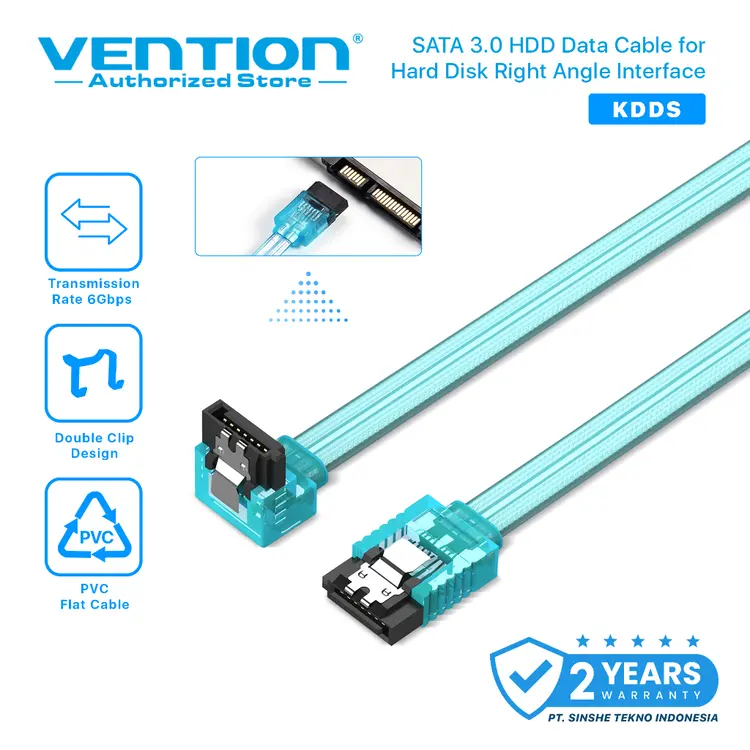 kabel Sata Vention KDD 3.0 6Gbps High Speed Premium Quality