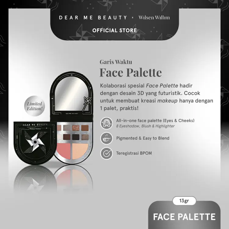 [EXCLUSIVE LAUNCH ON SHOPEE] Face Palette Dear Me Beauty X Wilsen Willim [LIMITED EDITION]