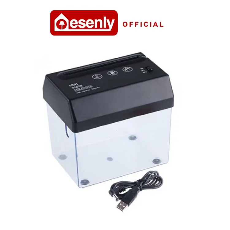 Alat Penghancur Kertas Paper Hand Shredder Manual dan Elektrik Compact Size