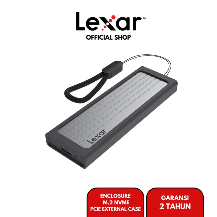 Lexar E6 SSD Enclosure M.2 NVMe PCIe External Case USB 3.2 Gen 2