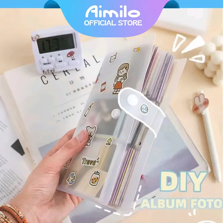 [READY] Aimilo Album Foto Polaroid 2R 120/240 Slot Kolbuk Photocard Album Photocard Polaroid Photo Card Organizer
