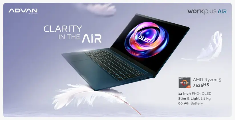 Laptop Lokal Rasa Premium? Ini Pengalaman Pakai ADVAN Workplus Air