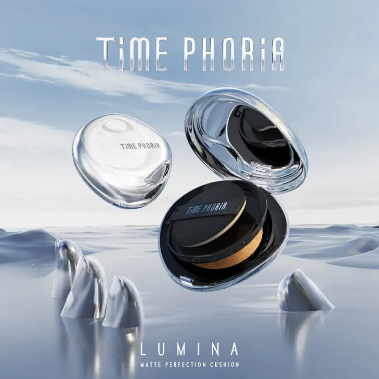 TIME PHORIA - Timeless Lumina Matte Perfection Cushion 11G Cushion Foundation Waterproof  Full Coverage Refill Cushion BB Cream High Coverage Skintint