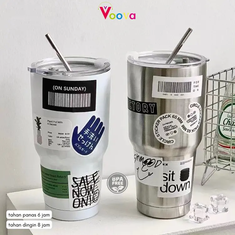 VOOVA 900ml Stainless Steel Tumblr Coffee