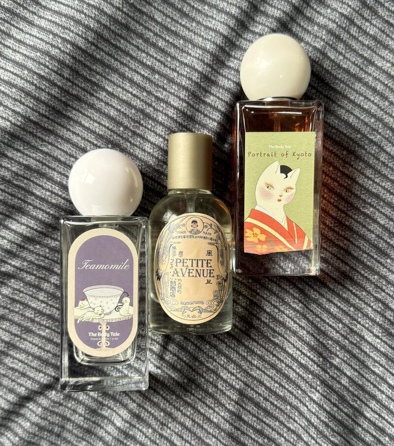 Tea-like 🌱🫖🍵✨ 38. The Body Tale • Portrait of Kyoto 39. Nevernot •  Petite Avenue 40. The Body Tale • Teamomile (btw petite avenue sama  portrait of kyoto wanginya 80% similar)