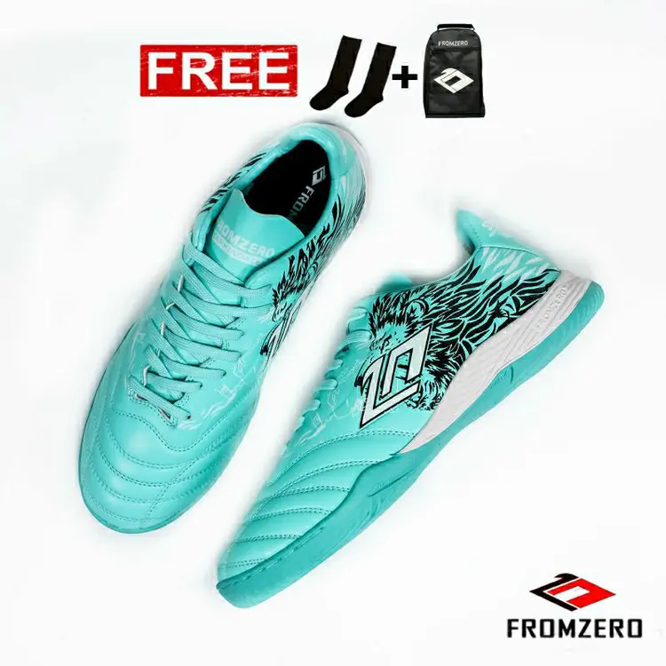 Fromzero - Sepatu Futsal Starkia Gazer IN Aqua Black White