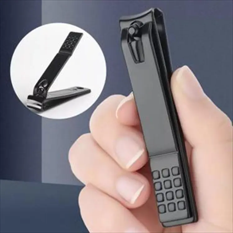 Gunting Kuku Hitam Manicure Black Stainles Jumbo 8Cm & Medium 5,7Cm