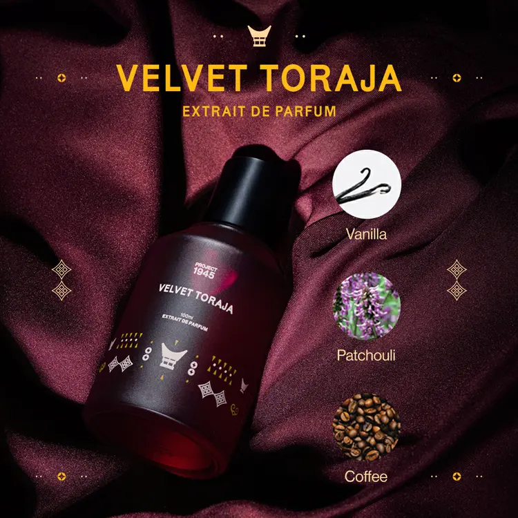 Project 1945 Velvet Toraja Perfume | Extrait De Parfum Unisex 100ml