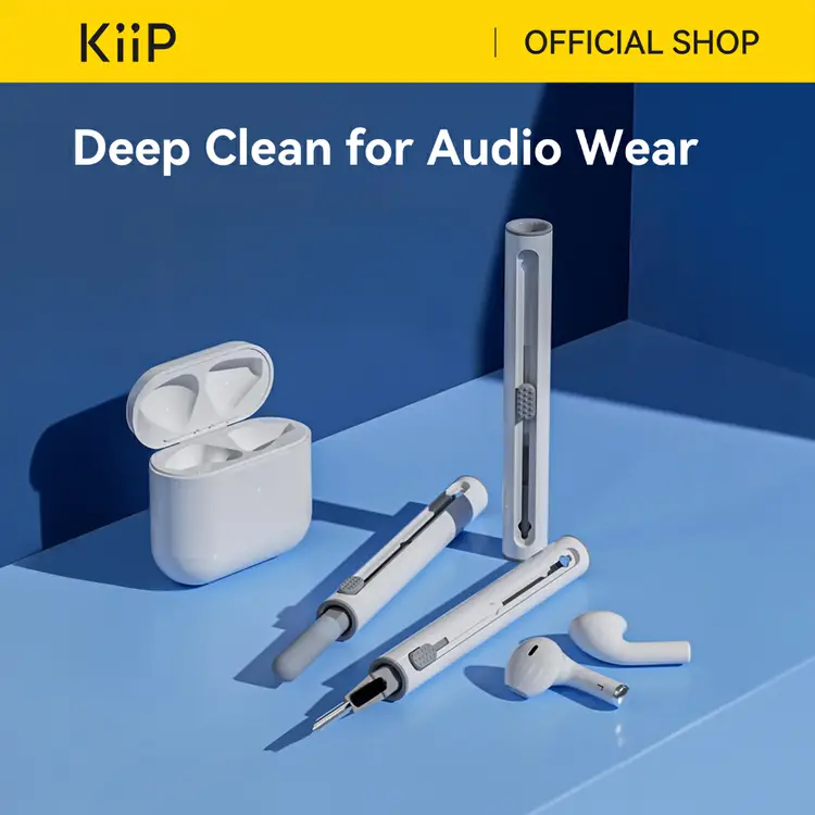 KiiP Wireless KN3 Pen Pembersih Cleaning Brush Earphone HP TWS Airpods Lensa