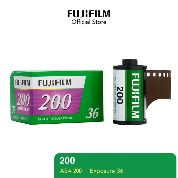 FUJIFILM 200 Color Negative Film 35mm Roll Film 36 Exposures