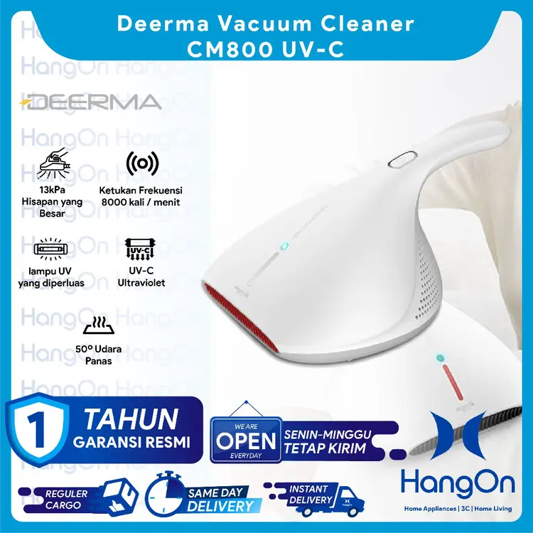 Deerma CM800 / CM810 Anti Mite Vacuum Cleaner UV-C Dust Bed Sofa Penyedot / Sedot Tungau anti debu 13000 Pa 50°C Udara Panas Bantal Guling Kasur Gorden Selimut Boneka Sofa
