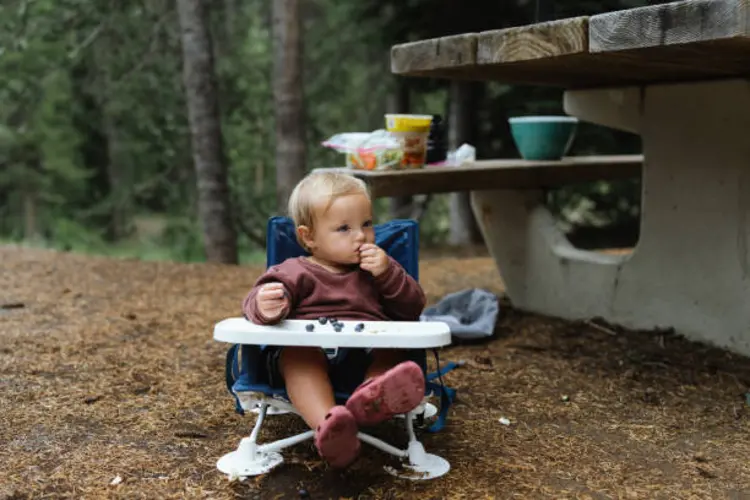 5 Tips Aman Menggunakan Kursi Makan Bayi saat Bepergian Libur Panjang