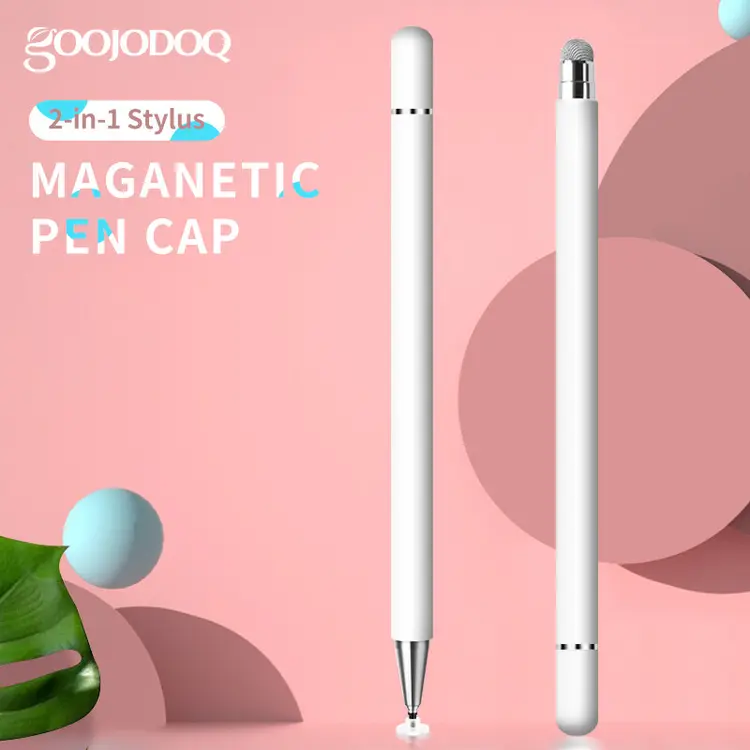 GOOJODOQ Stylus Pen for iPad Tablet Pen Magnetic Capacitive Pen Universal Stylus 2 in 1 Touch Screen Pen for iPad iPhone Huawei Xiaomi for Apple Pencil
