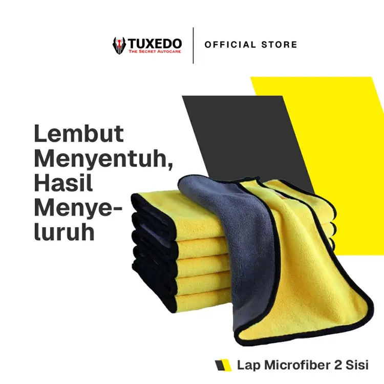 Tuxedo Autocare - Kain Lap Microfiber (Terbaik dan termurah dikelasnya, pastinya Premium produk!)