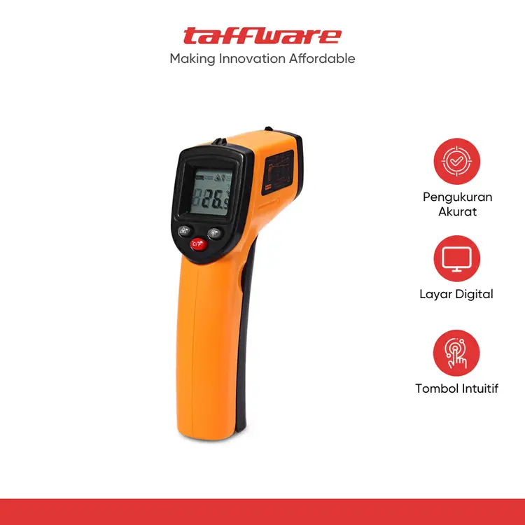 Taffware Thermogun Thermometer Industrial Laser Infrared NonContact - GM320