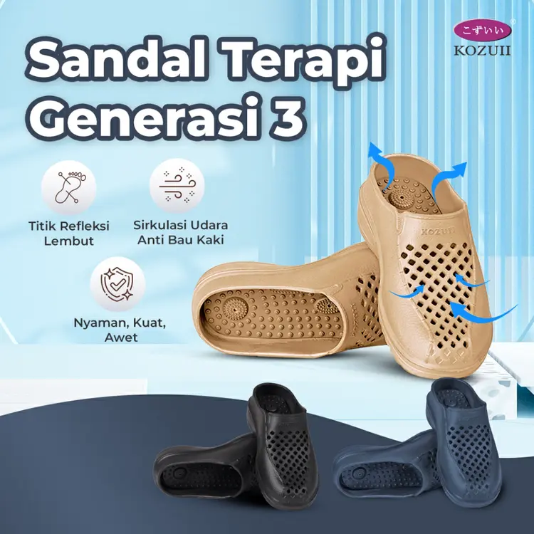 Jaco Sandal Terapi Generasi 3 Sandal Kesehatan Pria