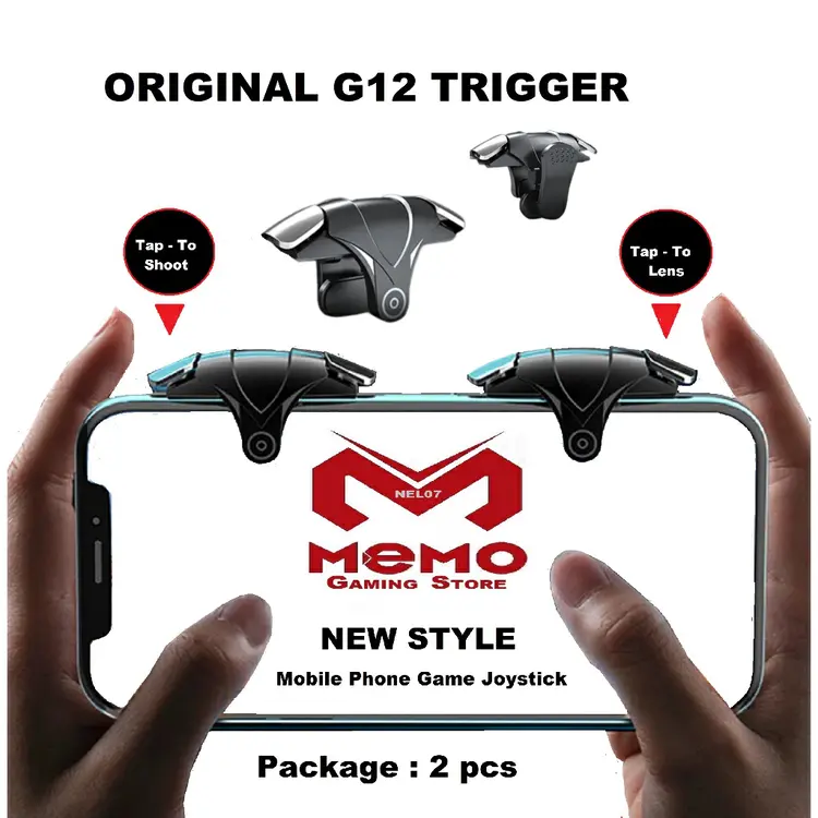 Original G12 joystick Adjustable Controller  Trigger L1 R1 Fire Button Shooter Aim For Ios Android