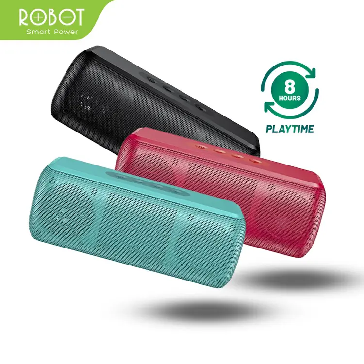 ROBOT Speaker Bluetooth RB220 Bluetooth 5.0 Hi-Fi Sound Portable Audio Wireless Super Bass Mini Stereo Original - Garansi 1 Tahun