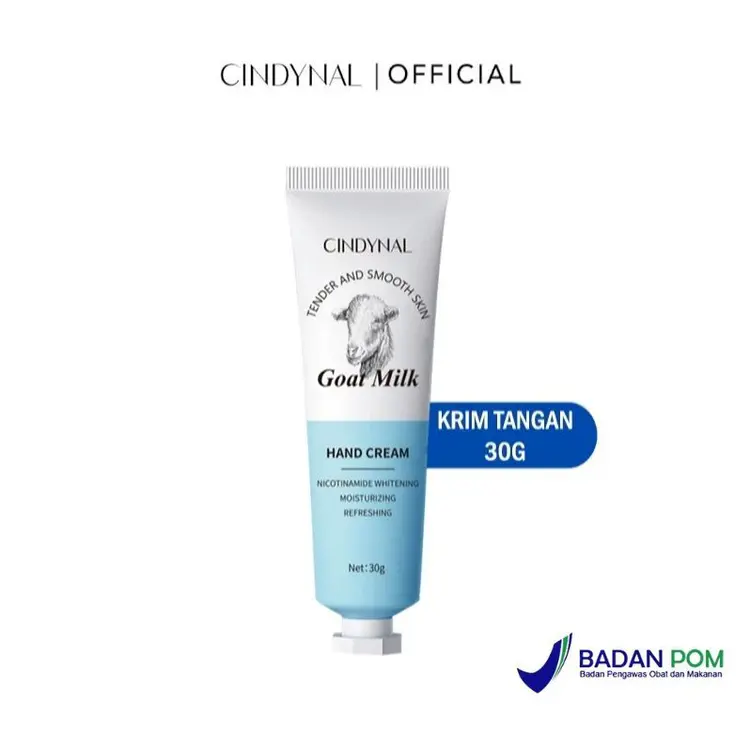 CINDYNAL- Hand Cream Goatmilk Krim Tangan Susu Kambing Melembabkan 30G