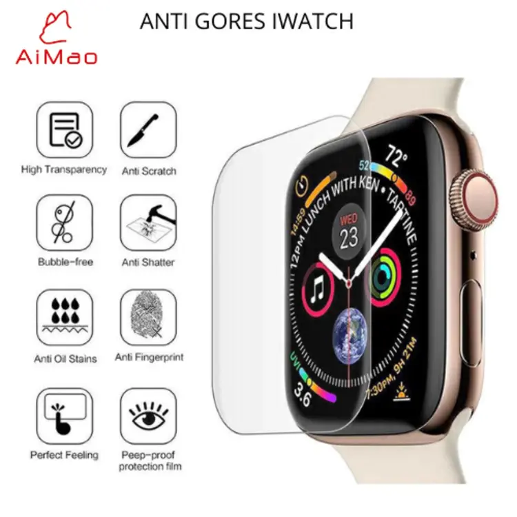 AIMAO anti gores iwatch hydrogel 38/40/41/42/44/45/49mm semua series privacy hd clear 3d 2,5d watch
