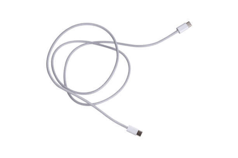 usb type c cable isolated on white background. - kabel usb potret stok, foto, &amp; gambar bebas royalti