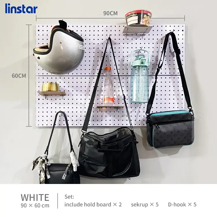 linstar - Pegboard Dinding Dengan Gantungan Multifungsi