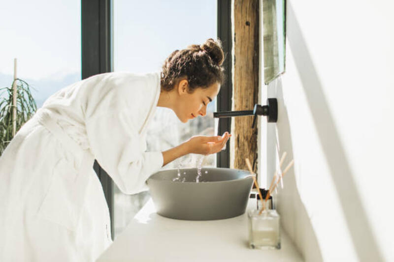 young-woman-awakening-washing-and-cleaning-her-face-with-splashing-water.jpg (612×408)