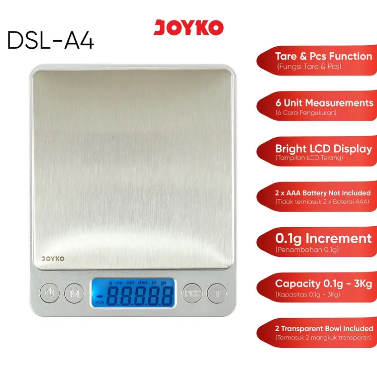 Joyko Timbangan Digital Scale Alat Timbang DSL-A4