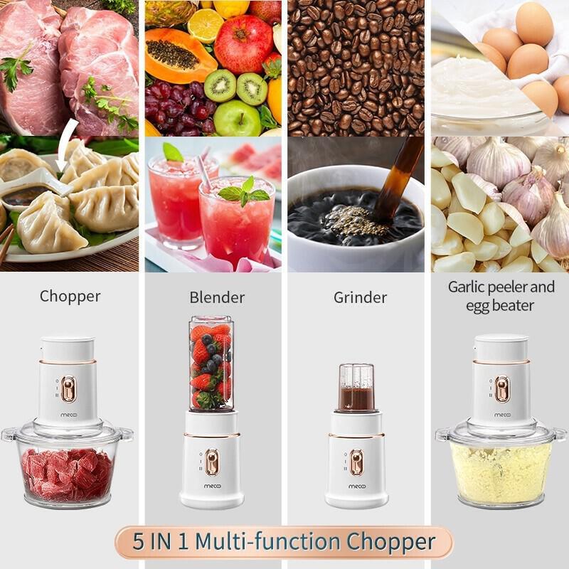 Product image Mecoo Most Aesthetic 5 in 1 Chopper Antibacterial Odorless 250 Low Watt BPA Free 4