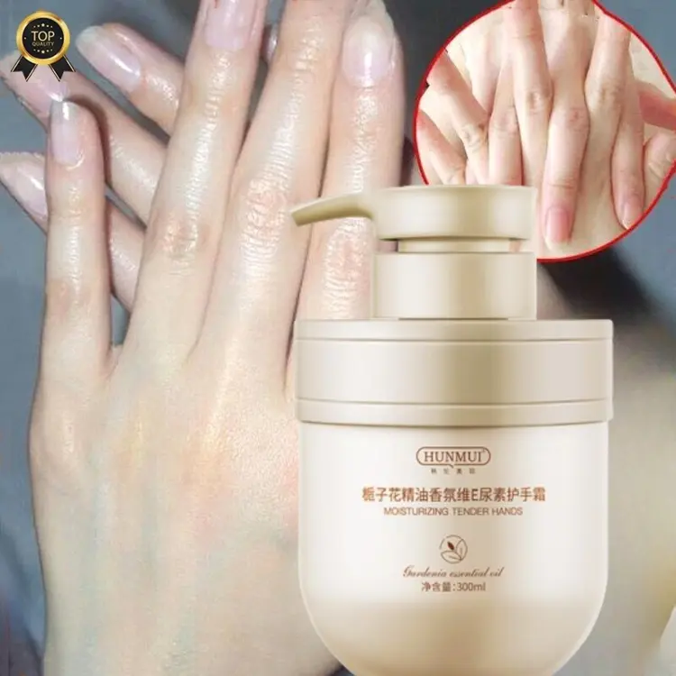 krim tangan Anti Keriput Pemutih Cream 300gr Whitening Hand Cream Tangan Menutrisi Kulit Kering Dan Kaki tangan krim memutihkan Vitamin E hand creamdan anti retak asam hialuronat anti kerut kering dan kasar krim pelembab kerut melembabkan dan nutrisi