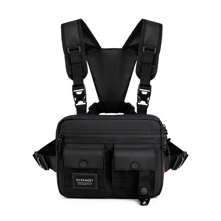 Evernext - Chest Bag Waterproof Ryder Tas Dada Tactical Rig Bag Outdoor Tas Pelindung Dada Motor