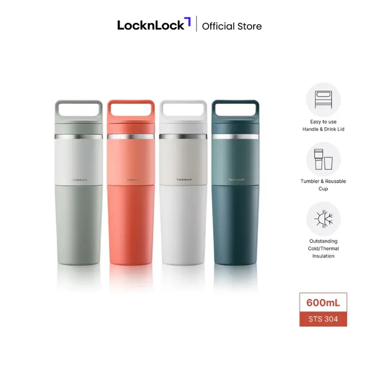 LocknLock 2in1 Tumbler Mug 600ml & 400ml - LHC4332