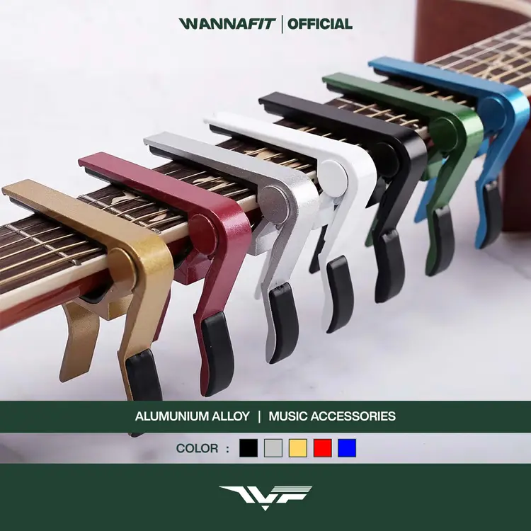 WANNAFIT Capo Gitar Alloy | Guitar Elektrik Akustik Chord | Aksesoris Musik