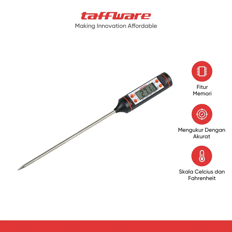 Taffware Termometer Makanan Digital Daging Kopi Susu - TP101