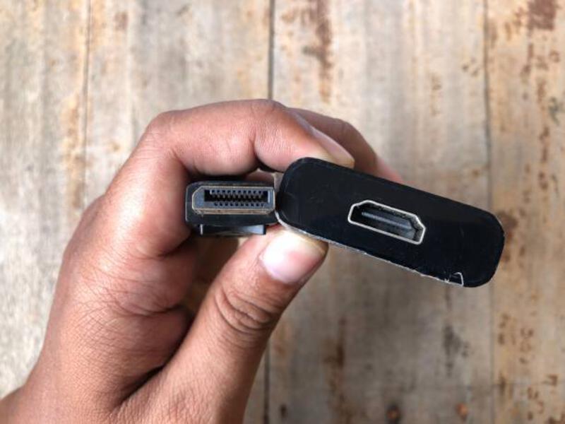 konverter hdmi - adaptor hdmi potret stok, foto, &amp; gambar bebas royalti