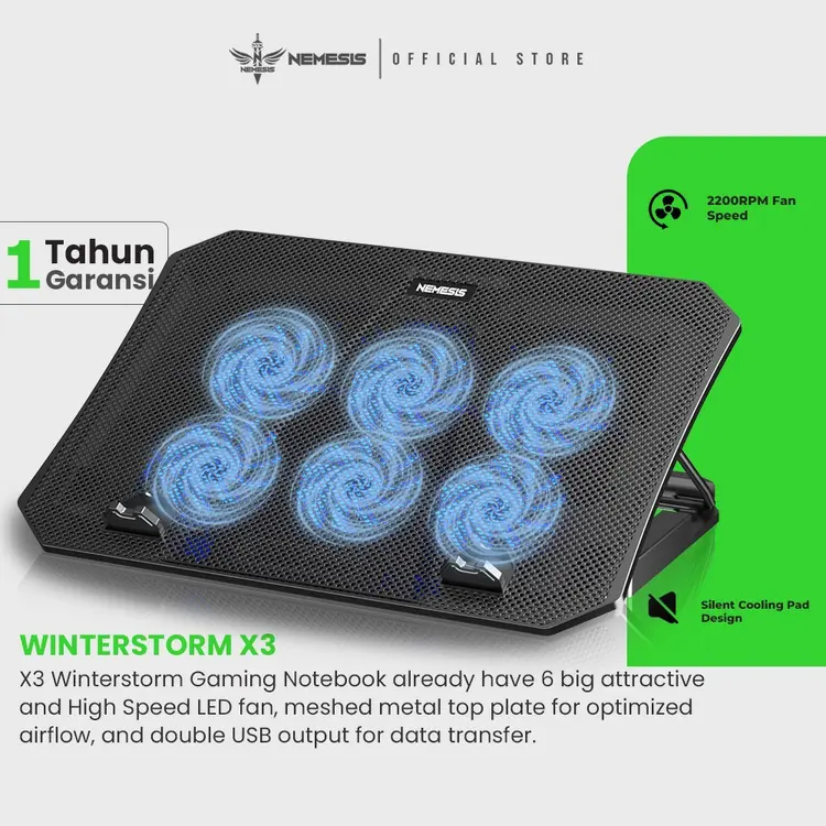 NYK Nemesis Cooling Pad Winterstorm X-3