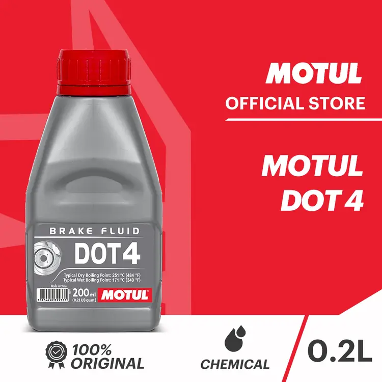 Minyak Rem Motul DOT 4 0.2L Moto
